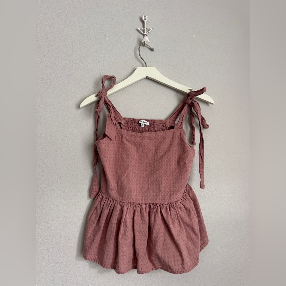 Madewell Rosalie Tie-Strap Top